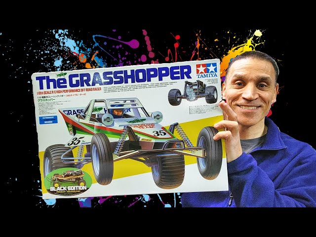 Tamiya UNBOXING Grasshopper Black Edition RC Buggy - YouTube