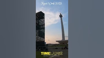 MONAS WEEK 2023 | IDUL FITRI 1444H | VIDEO MAPPING | SHORTS