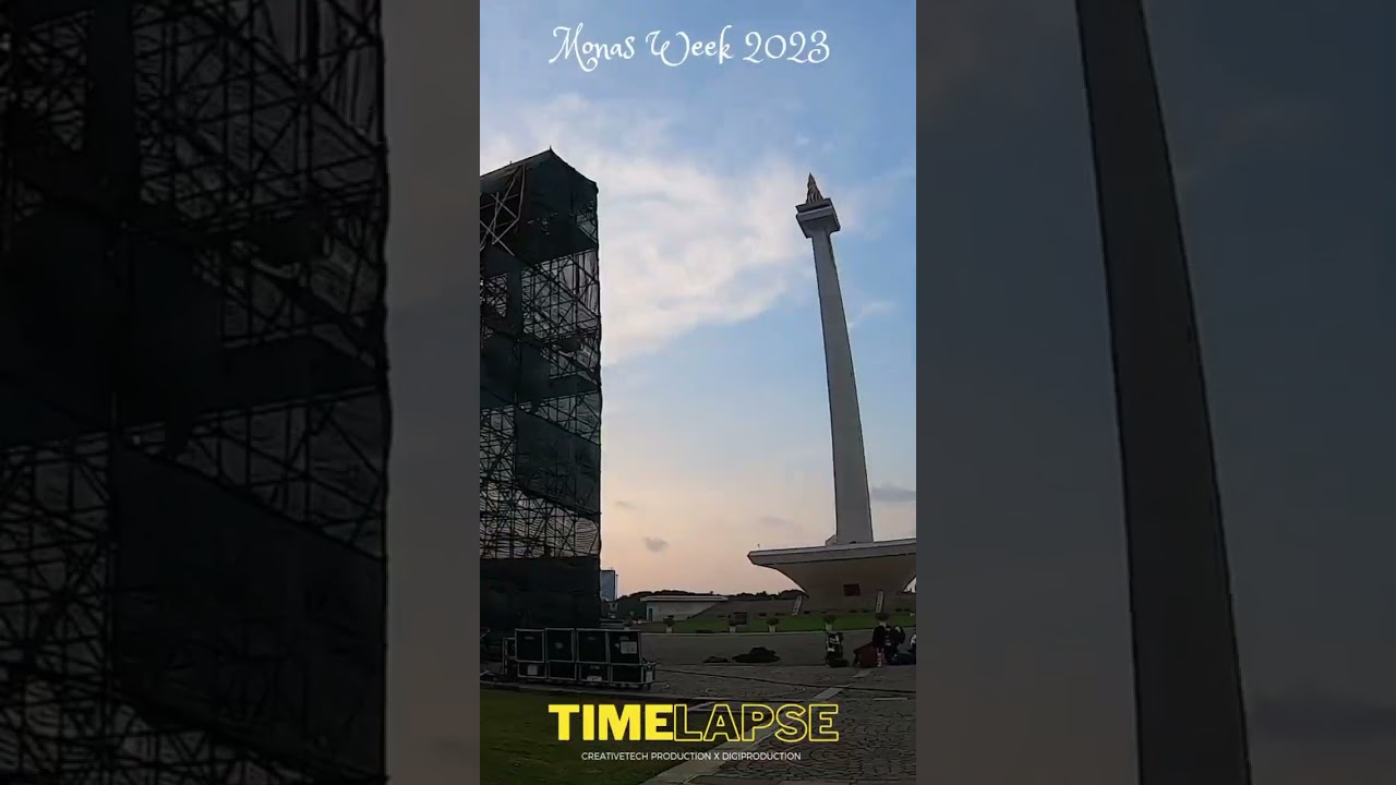 MONAS WEEK 2023 | IDUL FITRI 1444H | VIDEO MAPPING | SHORTS