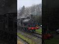 L&YR Class 27/ A Class Locomotive Number 52322 on the ELR Passing Irwell Vale Station On A Wet Day