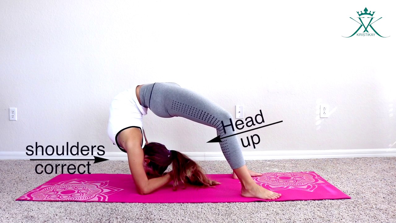 Bridge into chest roll with YouTube