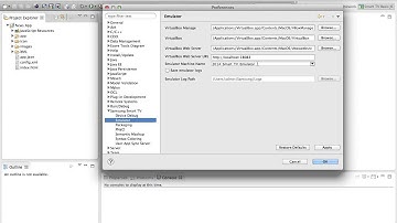 Samsung SMART TV Applications Development Tutorials - 2 - Configure SDK and Run Sample App