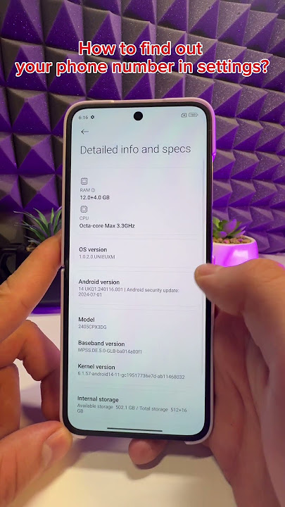 HOW TO FIND OUT YOUR PHONE NUMBER IN SETTINGS ON XIAOMI MIX FLIP? #tutorial #howto #xiaomi #android