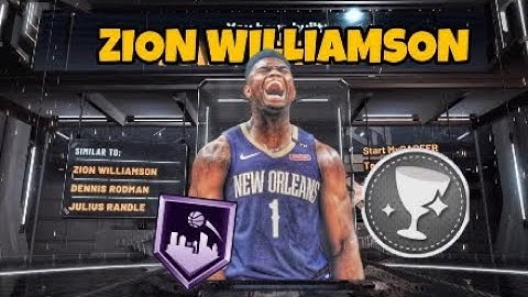 How To Make The Best Zion Williamson Build In NBA 2K20 55 Badge Upgrades!