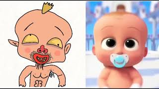 Boss baby meme  funny Boss baby / drawing meme Savage love song/.