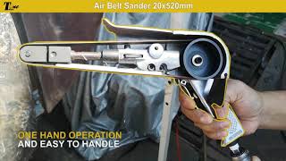 Air Belt Sander 20x520 Mesin amplas amgin Angle Grinding Mesin Sabuk