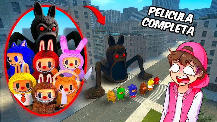Un DRON Capta al APOCALIPSIS de los LABUBUS en la Ciudad - PELICULA COMPLETA
