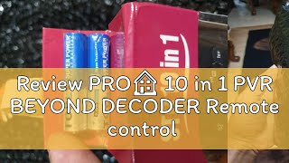 Review PRO🏠 10 in 1 PVR BEYOND DECODER Remote control screenshot 5