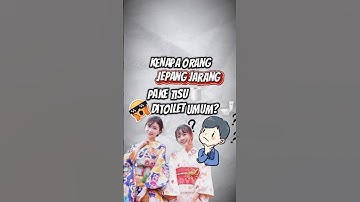 Kenapa Orang Jepang Jarang Pake Tisu di Toilet Umum?  #shorts