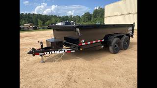 2025 14’ PJ Trailers Tandem Axle Dump Trailer