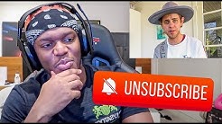 KSI UNSUBBED TO ME (My Reaction)