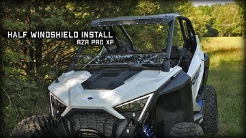 Half Windshield Install on Polaris RZR Pro XP | How To