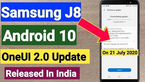 Samsung J8 Got Android 10 OneUI 2.0 Update Released In India | What