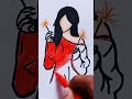 Learn How To Make Coloring Happy New Year DOLL2 #shorts #shortsfeed