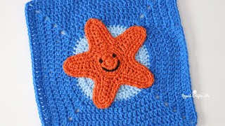 Crochet Starfish - Under the Sea CAL Square 1