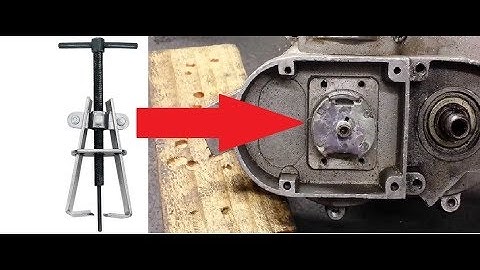 MUST WATCH: How to remove stuck magnet from 66cc engine.