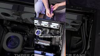 Upgrading my bf's CPU cooler #techgirl #pcbuild #pcgamingsetup #pcupgrade #corsair