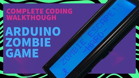 Build a Zombie Escape Game with an Arduino