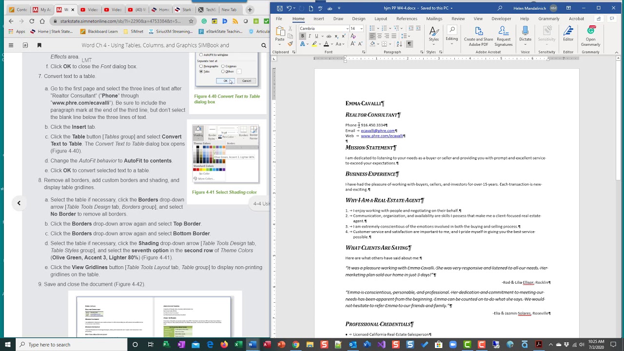 Word Ch 4 PP 4 2 - YouTube
