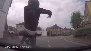 Insurance fraud attempt caught on car dash cam