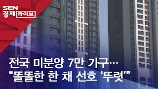 전국 미분양 7만 가구…“똘똘한 한 채 선호 '뚜렷'”