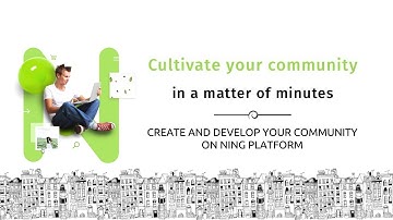 Create and develop your community on NING platform