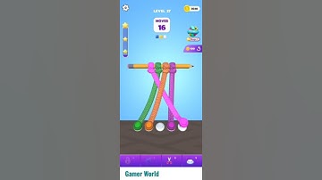 Tangle Master Gameplay (Android, iOS) Level 27 Part 2 #tanglemaster #shorts #gaming