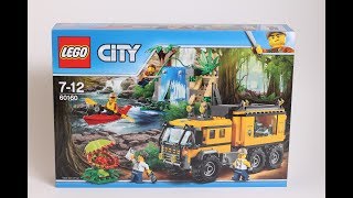 Lego 60160 Mobiles Dschungel Labor Jungle Mobile Lab Speed Build Clips