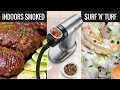Indoor Smoked RibEye Steak! Sous Vide Surf and Turf Perfection!