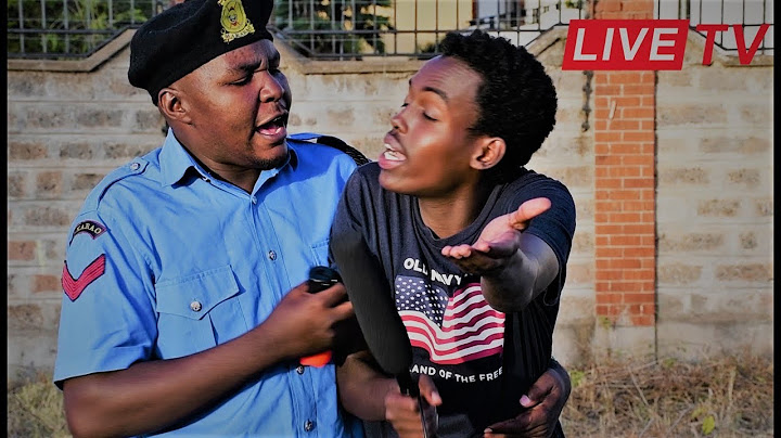 Confused TV reporter arrested for giving misleading information | Alex Mathenge ft The Walalos