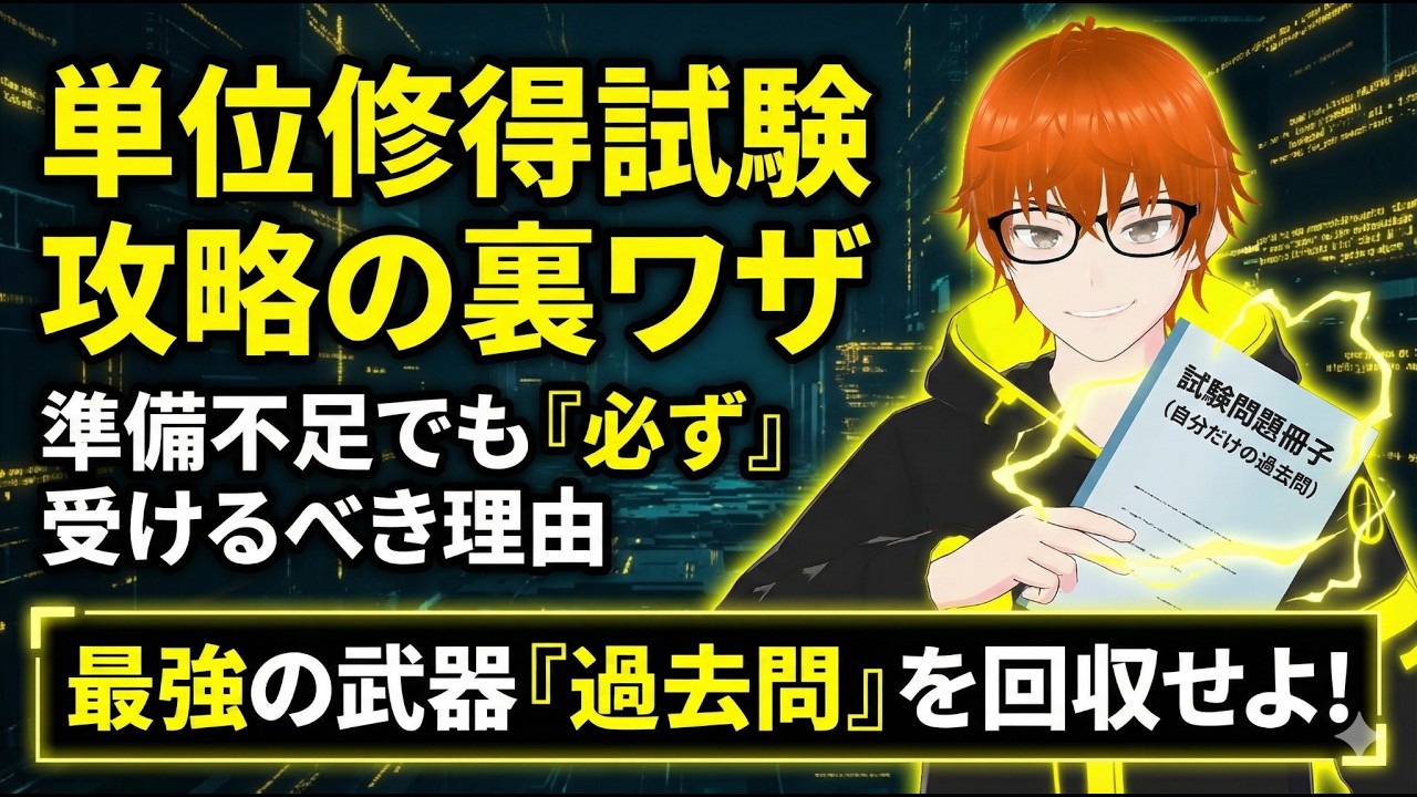 合否が変わる】法政通信の単位修得試験の勝ちパターンはこれ！過去問を