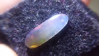 Batu akik kalimaya banten crystal jarong dim 15mm D86