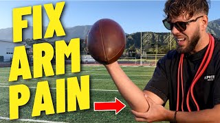 Fix Arm Pain from Throwing a Football