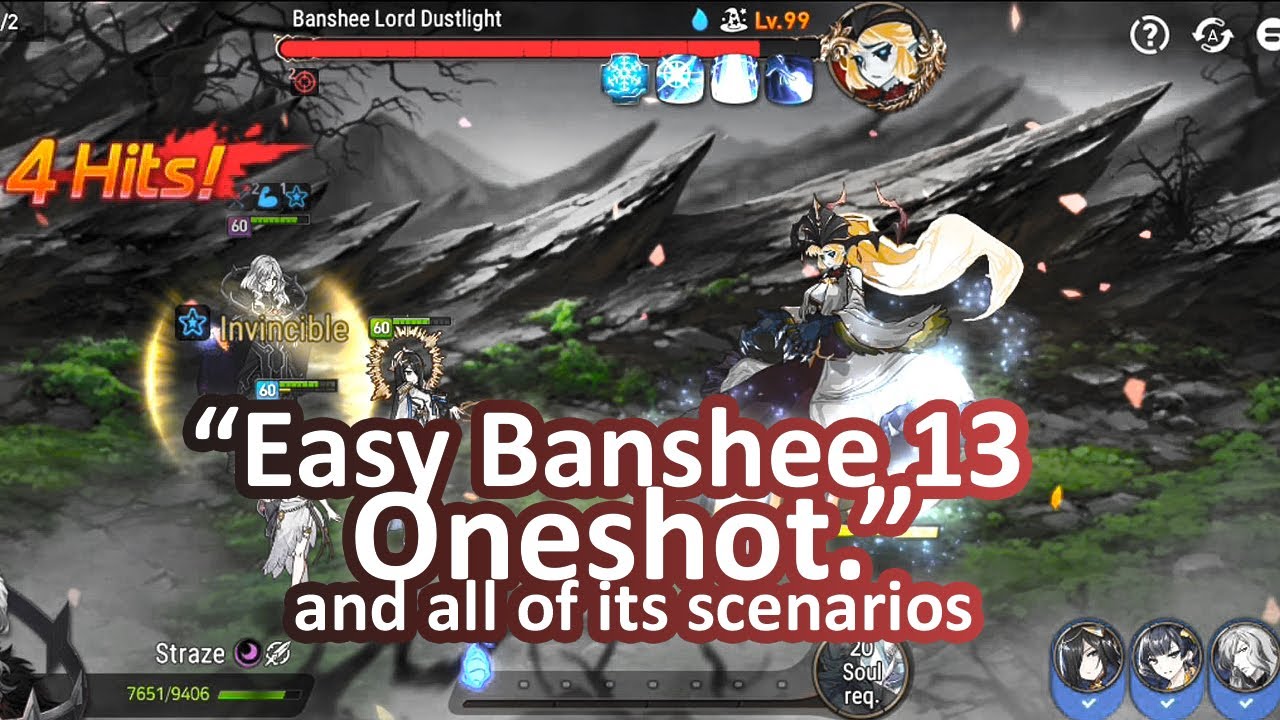 [Epic Seven] My favorite Banshee 13 Oneshot Team (3-Man ft. Straze ...