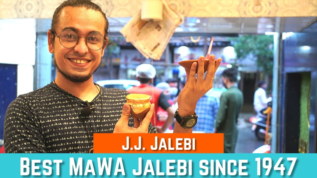 J. J. Jalebi Since 1947 Best Mawa Jalabei Ek Plate Mumbai YouTube