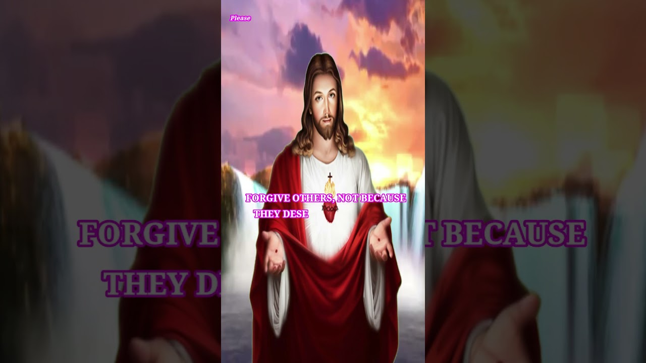 Forgive others, not because they deserve forgiveness, but because you deserve peace 