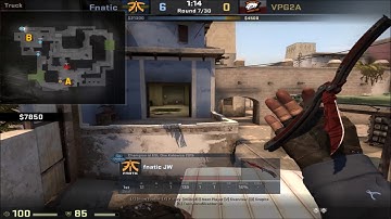 POV - JW (Fnatic)(25-7) vs Virtus.Pro / mirage / ECS Season 4 Europe