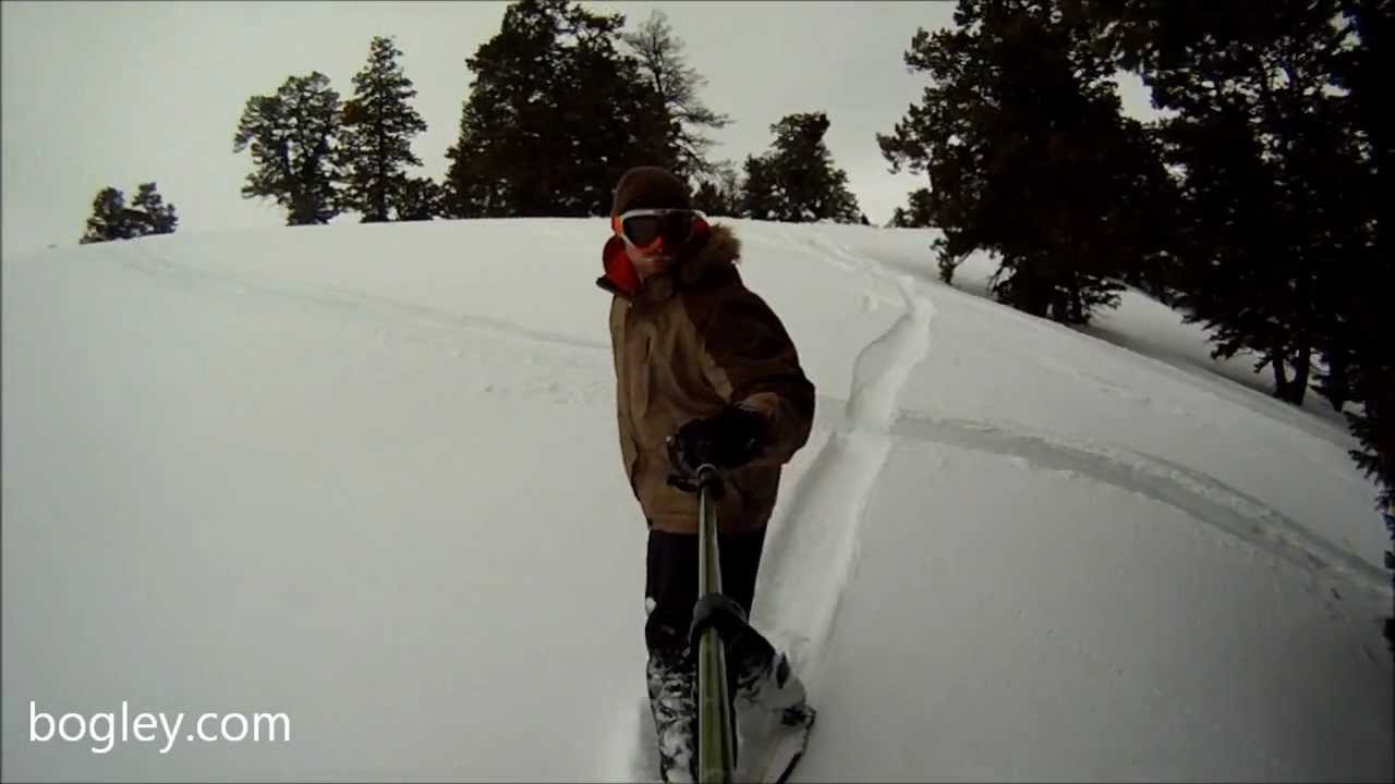 Snowmobiling And Boarding Peter Sinks Bear Lake Gopro Hd