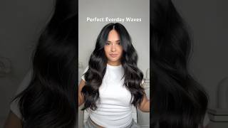 How I get the perfect Everday waves. Full video on my YT!#hairtutorial #curls #loosecurls #hairstyle