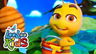 The Busy Bee Song 🐝🌼 | Cute Kids Poem for Learning &amp; Fun