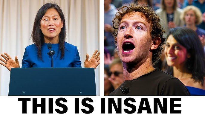 Mark Zuckerberg’s Wife Shakes Entire World After She Grabs His Mic On Live  TV, Just See His Reaction
