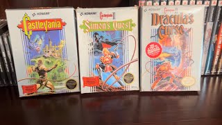 Castlevania NES CIB complete trilogy unboxing!