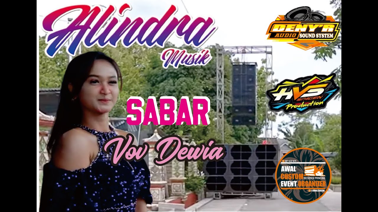 SABAR  | ALINDRA MUSIC | DENY R AUDIO | HVS MULTIMEDIA 