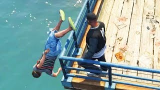 GTA V - EPIC MOON GRAVITY RAGDOLL COMPILATION // GTA V FUNNY RAGDOLLS !! // Part - 2