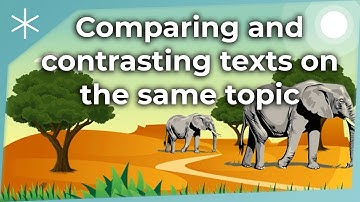 Comparing and contrasting texts on the same topic