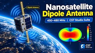 Design and Simulation of a Nanosatellite Dipole Antenna Using CST Studio Suite screenshot 3