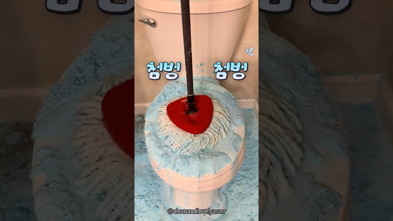 바닥 청소 ASMR에 진심이면 생기는 일