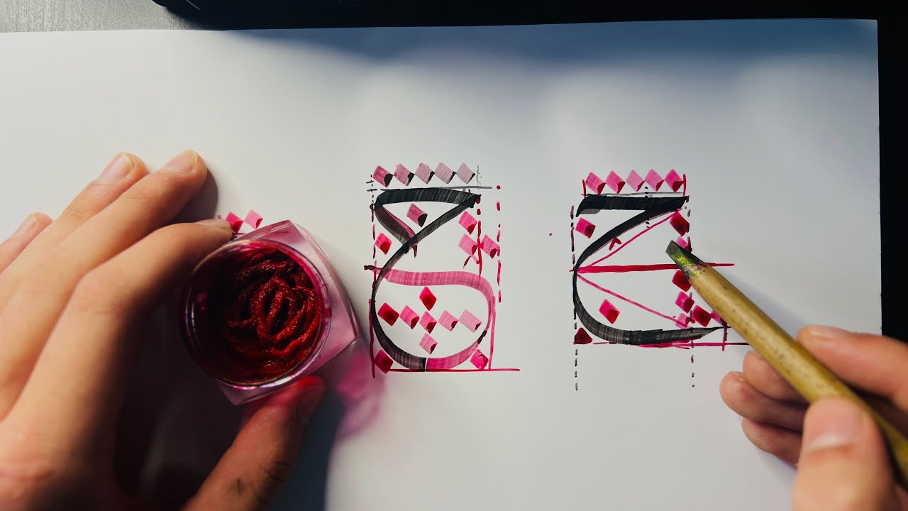 How to write the letter ج in thuluth script | Arabic calligraphy ...