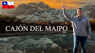 Lo que ENCONTRÉ 😯a una hora de SANTIAGO DE CHILE 🇨🇱 | Cajón del Maipo ✌️🌎.