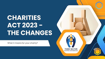 Charities Act 2023 - The changes